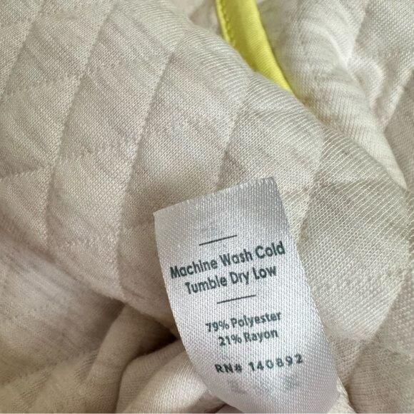 Marine Layer corbet snap hoodie oatmeal quilted size XS womens soft sweatshirt - Picture 8 of 9